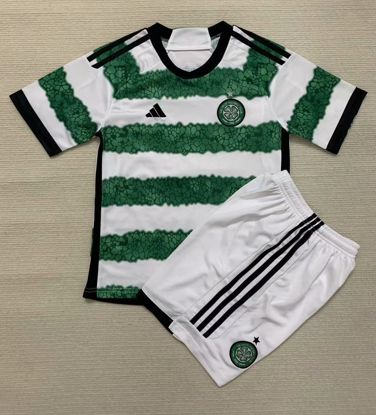 Kids-Celtic 23/24 Home Soccer Jersey